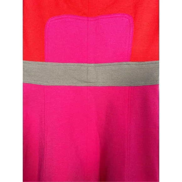 Yoana Baraschi Women's Pink And Orange Short Sleeve Bodycon Dress Size 4… - Picture 8 of 8